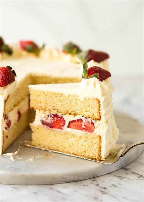 Vanilla Sponge Cake Recipetin Eats