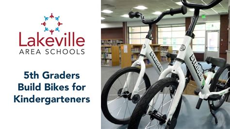 Lakeview 5th Graders Build Bikes For Next Years Kindergarteners Youtube