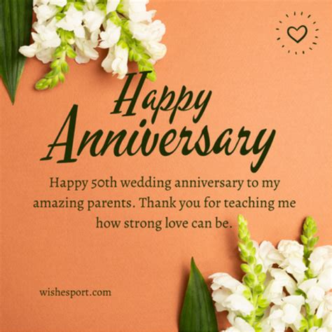 50th Wedding Anniversary Wishes For Parents Best Liness