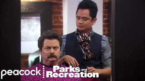 Ron Swansons New Hairdresser Parks And Recreation Youtube