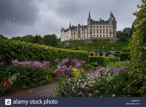 Dunrobin Castle A Stately Home In The Scottish Highlands On The North