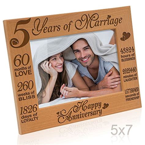 A wedding anniversary is the anniversary of the date a wedding took place. 5th Year Anniversary Gifts for Her: Amazon.com