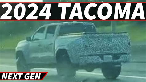 Spied All New 2024 Toyota Tacoma Caught In The Streets Youtube