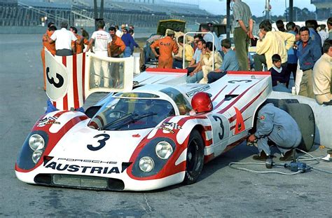 A Great Photo Taken At Daytona In 1970 Where The New Porsche 917k Made