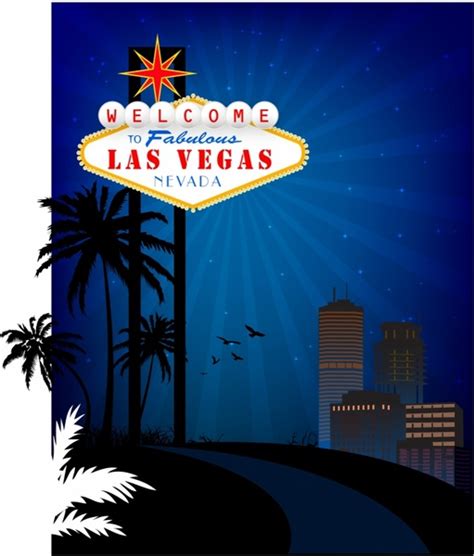 Welcome To Las Vegas Sign Template Vectors Free Download 127399