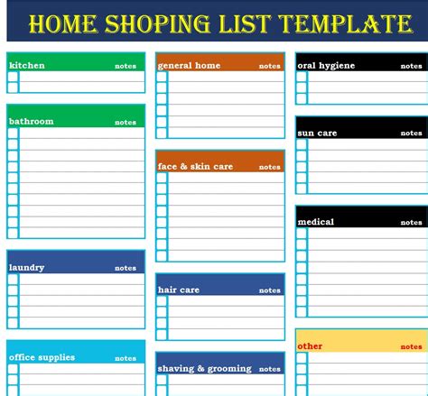 Shopping List Template Excel Word Templates Free Grocery List