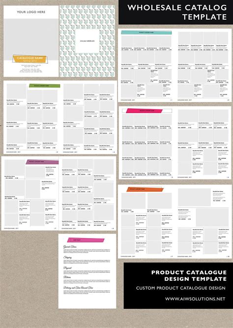 wholesale catalog template id catalogue design