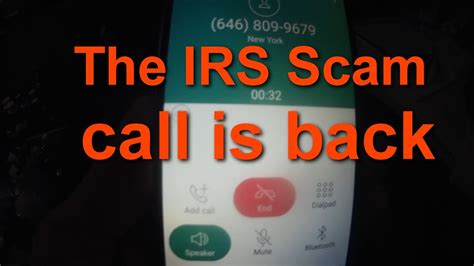 Irs Scam Call Is Back 72017 Youtube