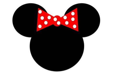 Minnie Mouse Head Outline Clipart Best