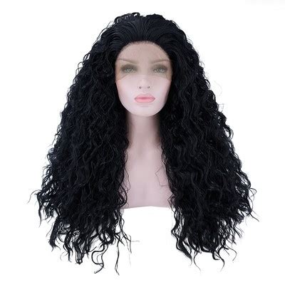 Unique Bargains Long Water Wave Lace Front Wigs For Women With Wig Cap