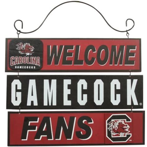 South Carolina Gamecocks 12 X 95 Wooden Welcome Sign