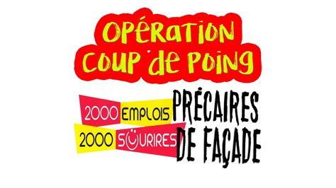 Opération Coup De Poing 2000 Emplois 2000 Sourires Youtube