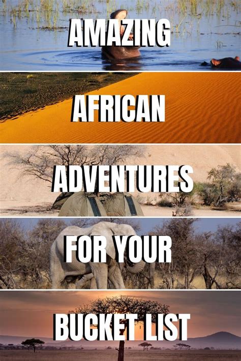 30 Amazing African Adventures For Your Africa Bucket List