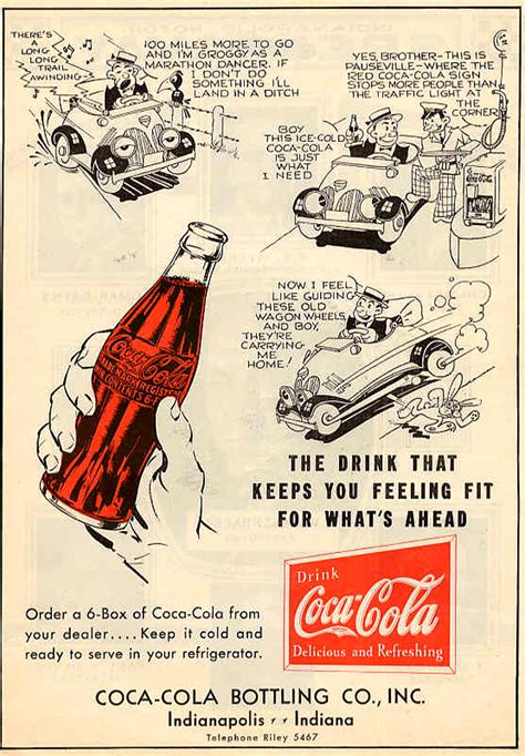 Coca cola's first ad campaigns promoted the product with attractive female models, a trend that has been pervasive throughout the company's history. Timeline Of Coca Cola Slogans From 1886 - Present | Preceden