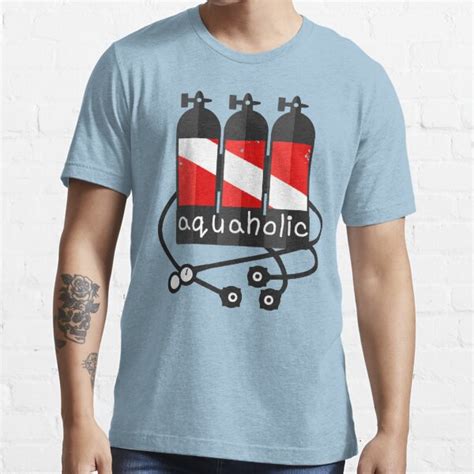 Aquaholic T Shirt For Sale By Byrnsey Redbubble Aquaholic T