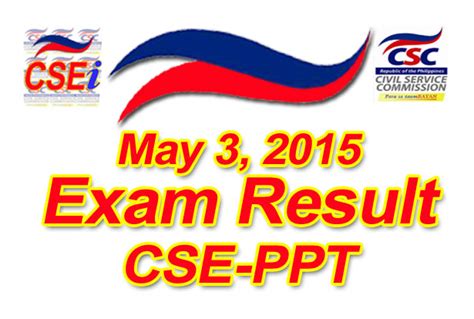 Civil Service Exam Ph May Exam Results Cse Ppt Professional