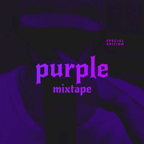 Purple Mixtape Cd Cover Template Postermywall
