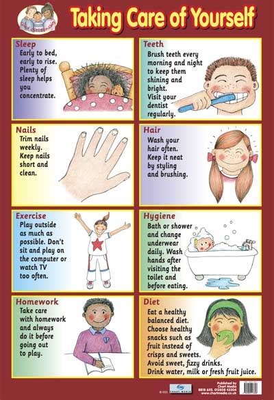 Personal Hygiene Charts For Kids Personal Hygiene