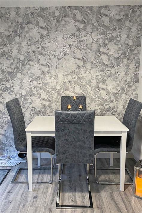 Liquid Marble Wallpaper Silver In 2020 Home Room Design