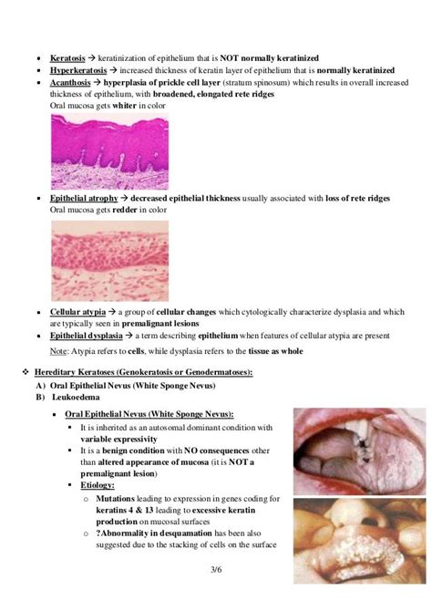 3 Keratoses And Related Disorders Of Oral Mucosa I