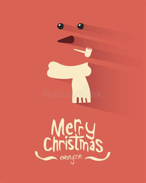 Merry Christmas Message Vector In Cursive Green With Santa Hat Stock
