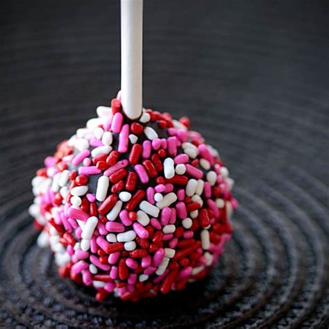 Chocolate Cake Pop With Sprinkles Love From The Oven