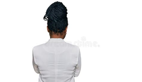 Young African American Woman Wearing Business Clothes Standing
