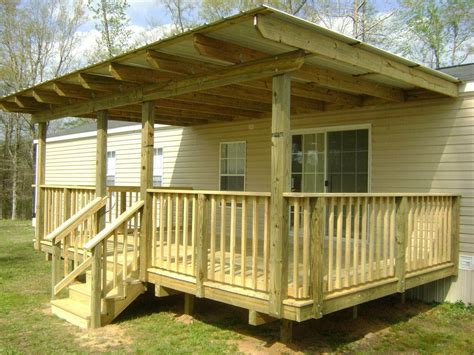 Porch Roof Designs And Styles Mobile Home Porch Porch Design House