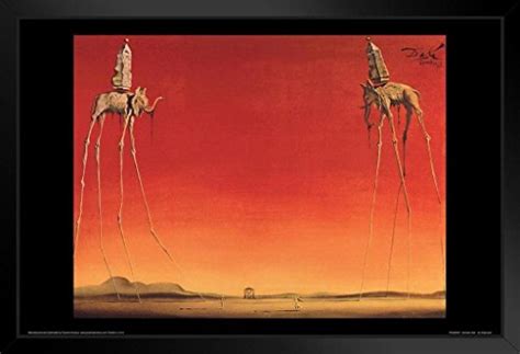 Salvador Dali Les Elephants 1948 Oil On Canvas Spanish Surrealist