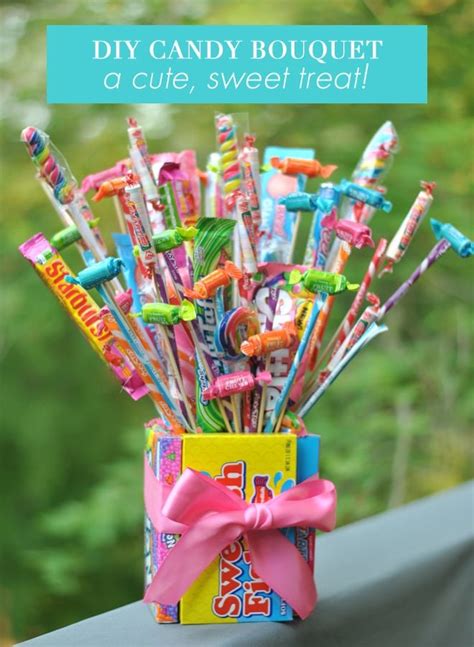 How To Make A Cute Candy Bouquet Pizzazzerie