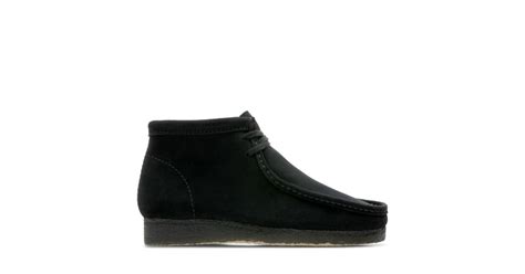 Wallabee Boot Black Suede Clarks® Shoes Official Site Clarks