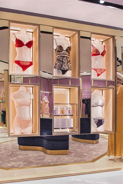 wall mounted design lingerie shop racks and cabinets lingerie display ideas shelf bra lingerie