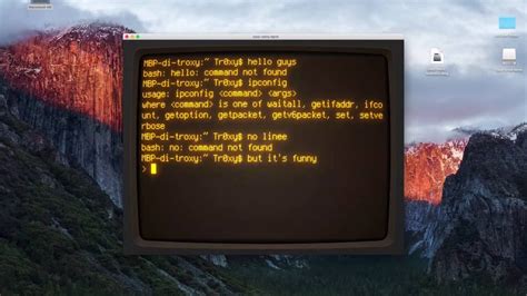 Get A Fun Vintage Terminal For Mac With Cool Retro Term Youtube