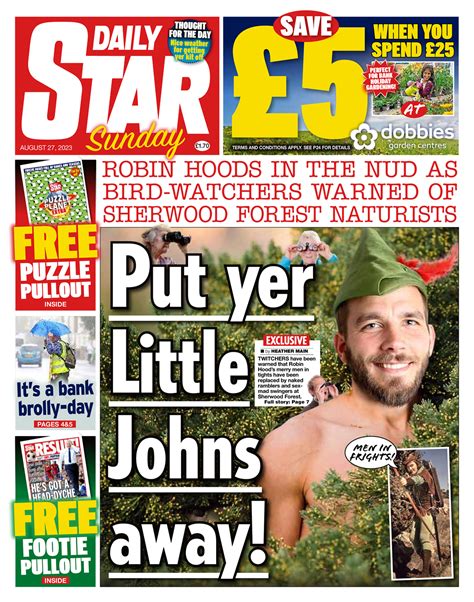 Daily Star Sunday Front Page 27th Of August 2023 Tomorrows Papers Today