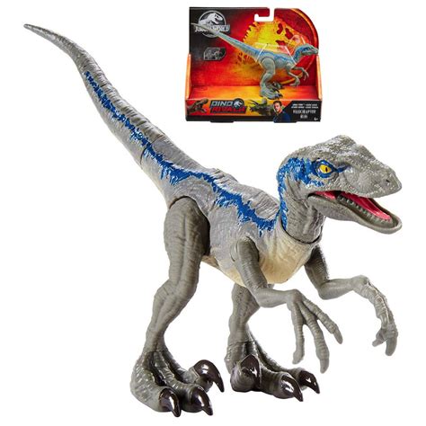 Velociraptor Blue Dino Rivals Jurassic World Posable Dinosaur 4