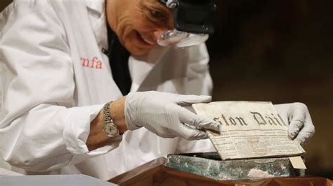 The Stunning Fate Of The Oldest Time Capsule In The Us Abc News