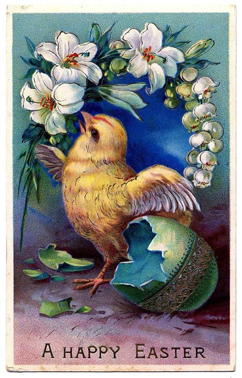 25 Best Old Fashioned Easter Images On Pinterest Easter Card Vintage