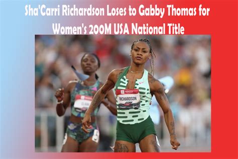 gabby thomas leaves sha carri richardson behind