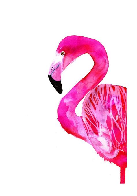 I Have And Love This Flamingo By Sofierolfsdotter On Etsy Flamingo Art Art Prints Flamingo