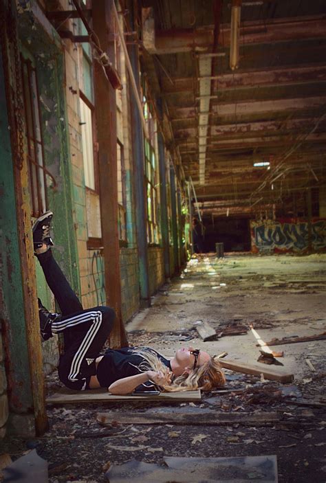 abandoned places photo shoot abandoned battery factory portrait photography dare to b