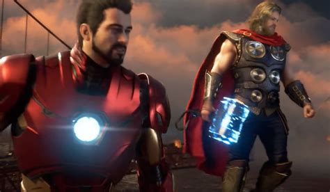 Marvels Avengers Video Game Trailer Destroys Golden Gate