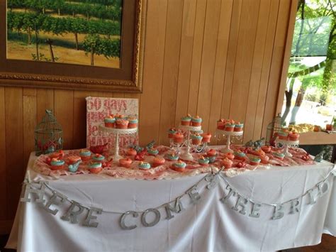 Coral And Turquoise Bridal Shower Like These Colors This Is Pretty
