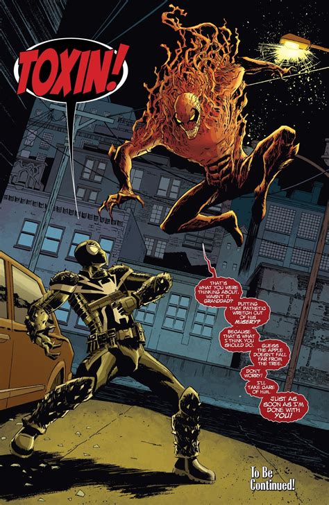 Venom Comics Toxin Marvel Marvel Venom