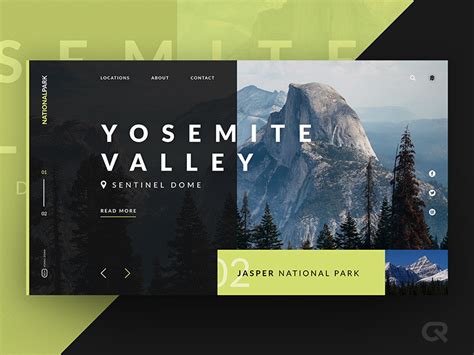 National Park Web Development Design Banner Ads Design Design