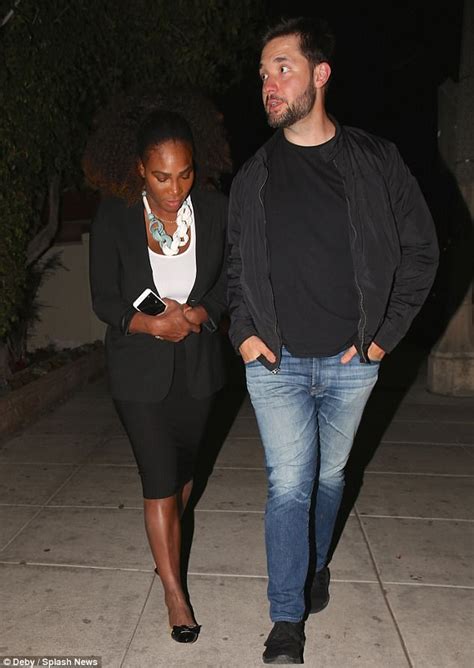 Serena Williams And Alexis Ohanian Enjoy A Dinner Date Daily Mail Online