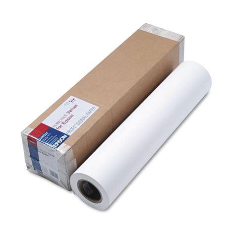 Somerset Velvet Paper Roll 24 X 50 Ft White 3s Corp