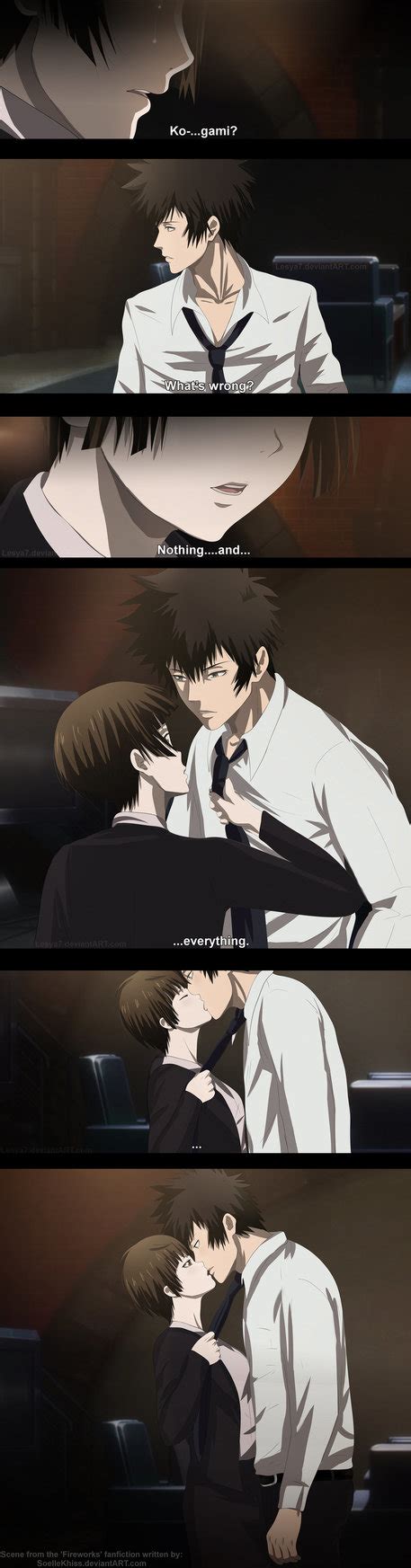 Psycho Pass Kogami X Akane Nothing And Everything By