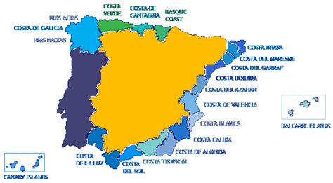 The Coasts And Beaches Of Spain