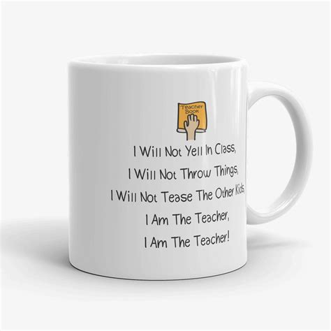 Funny Teacher Coffee Mug T For Mothers Day Teacher T School Mug