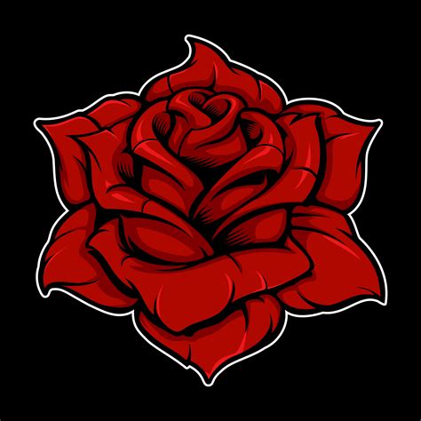 Rose Color Version 539238 Vector Art At Vecteezy